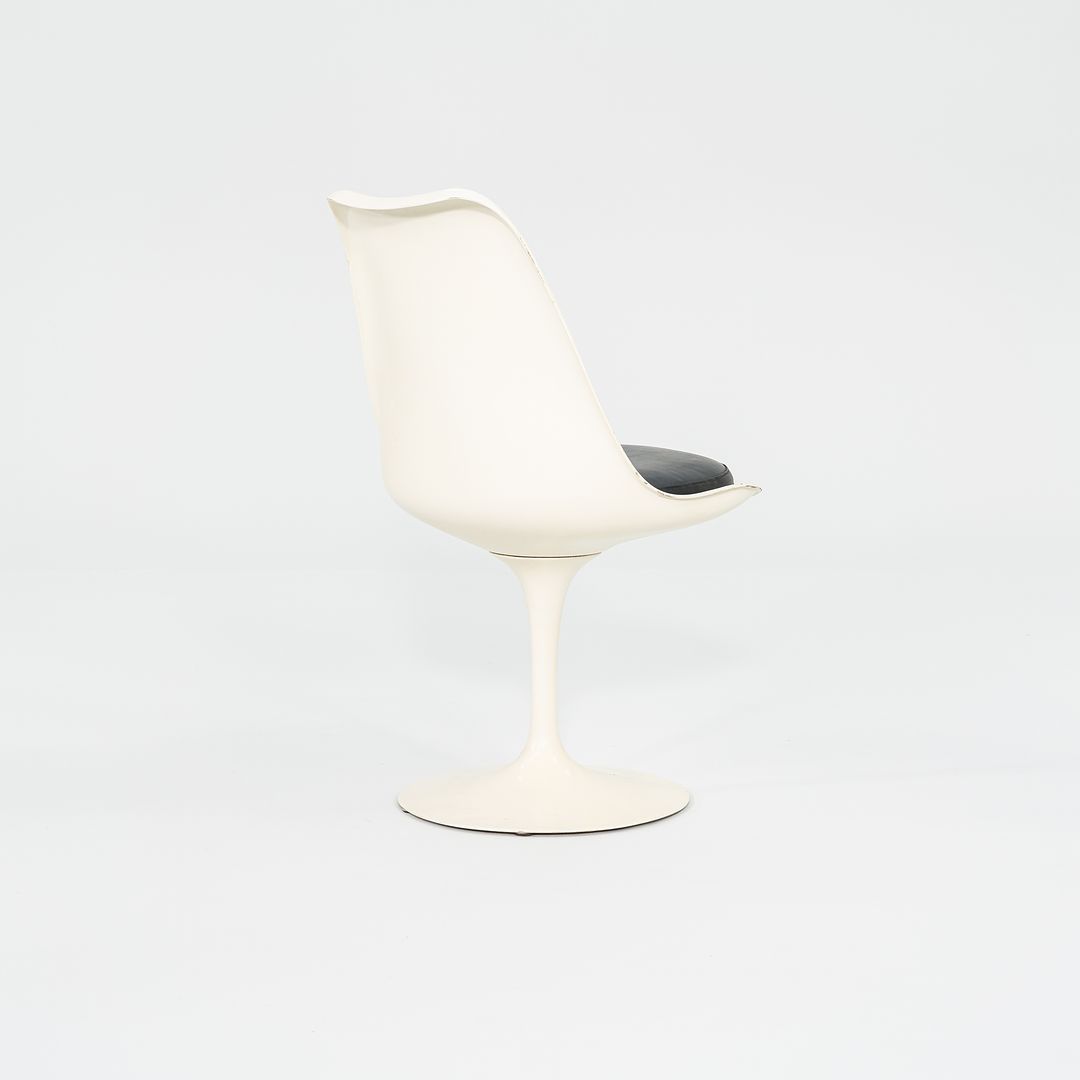 1972 Tulip Chair, Armless Model 151C by Eero Saarinen for Knoll Aluminum, Fiberglass, Paint, Vinyl, Foam