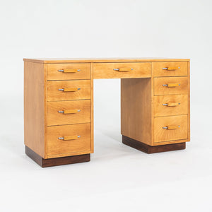 1939 Eliel Saarinen, Pipsan, Swanson FHA Birch Desk / Vanity by Johnson Furniture Co.