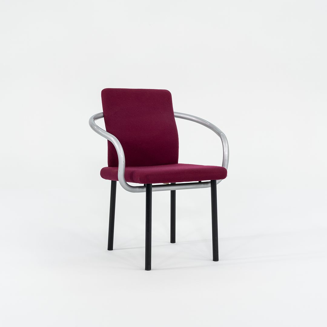 1995 Mandarin Chair by Ettore Sottsass for Knoll Steel, Foam, Padding, Wood, Plastic