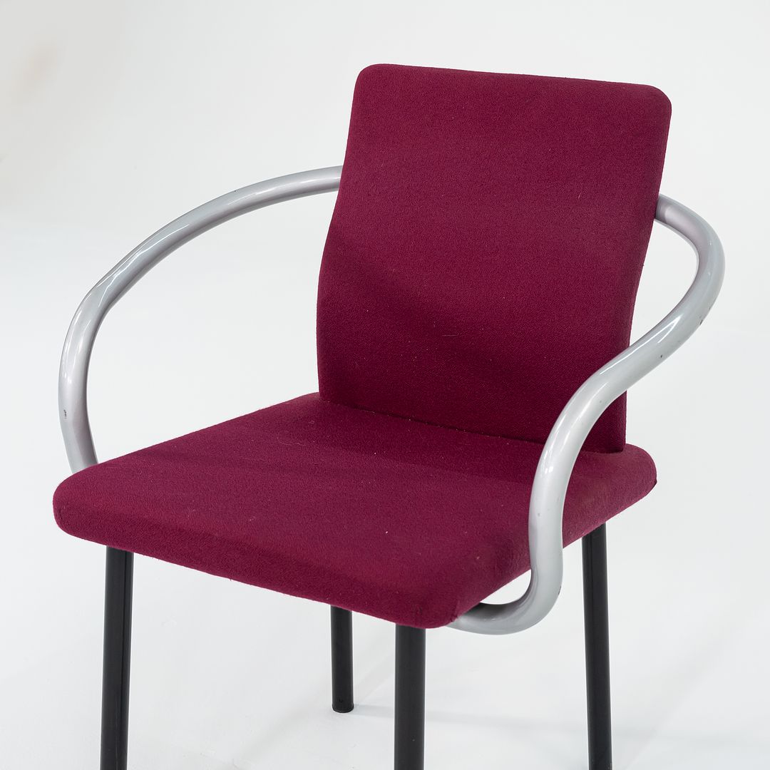 1995 Mandarin Chair by Ettore Sottsass for Knoll Steel, Foam, Padding, Wood, Plastic