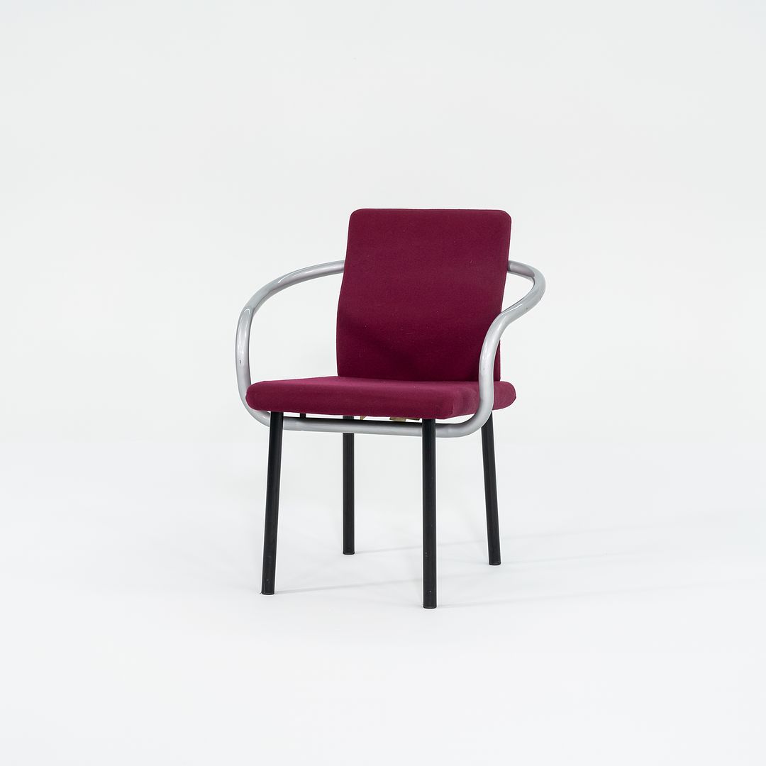 1995 Mandarin Chair by Ettore Sottsass for Knoll Steel, Foam, Padding, Wood, Plastic