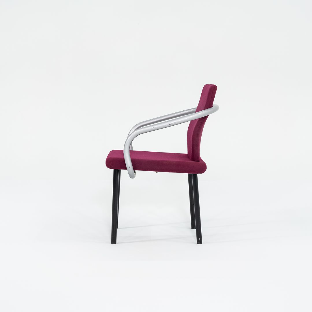 1995 Mandarin Chair by Ettore Sottsass for Knoll Steel, Foam, Padding, Wood, Plastic