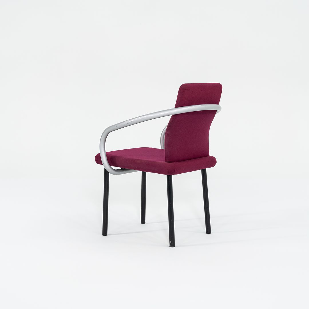 1995 Mandarin Chair by Ettore Sottsass for Knoll Steel, Foam, Padding, Wood, Plastic