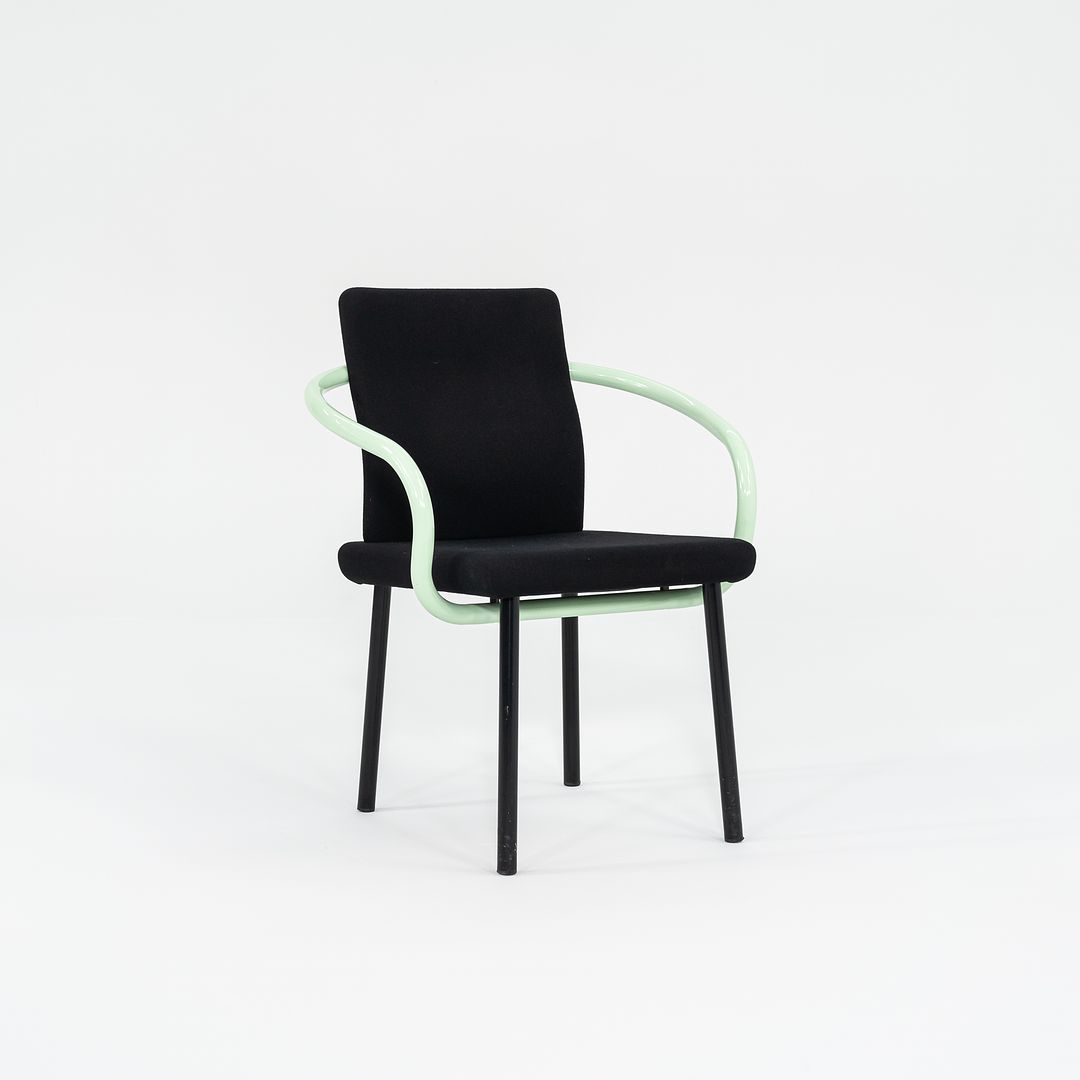 1990s Mandarin Chair by Ettore Sottsass for Knoll with Fabric Upholstery 3x Available