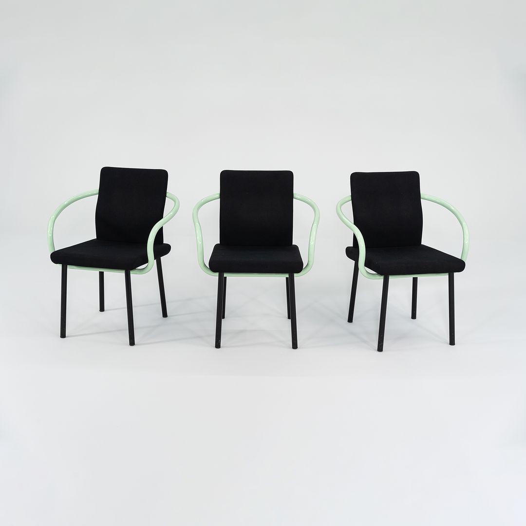 1990s Mandarin Chair by Ettore Sottsass for Knoll with Fabric Upholstery 3x Available