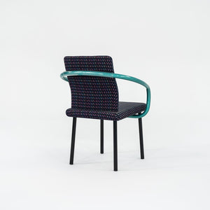 1990s Mandarin Chair by Ettore Sottsass for Knoll with Fabric Upholstery 2x Available