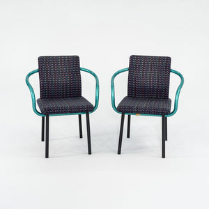 1990s Mandarin Chair by Ettore Sottsass for Knoll with Fabric Upholstery 2x Available