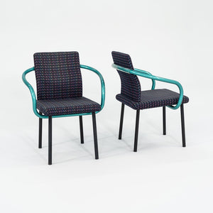 1990s Mandarin Chair by Ettore Sottsass for Knoll with Fabric Upholstery 2x Available