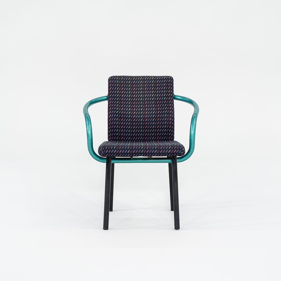 1990s Mandarin Chair by Ettore Sottsass for Knoll with Fabric Upholstery 2x Available