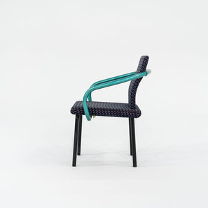 1990s Mandarin Chair by Ettore Sottsass for Knoll with Fabric Upholstery 2x Available