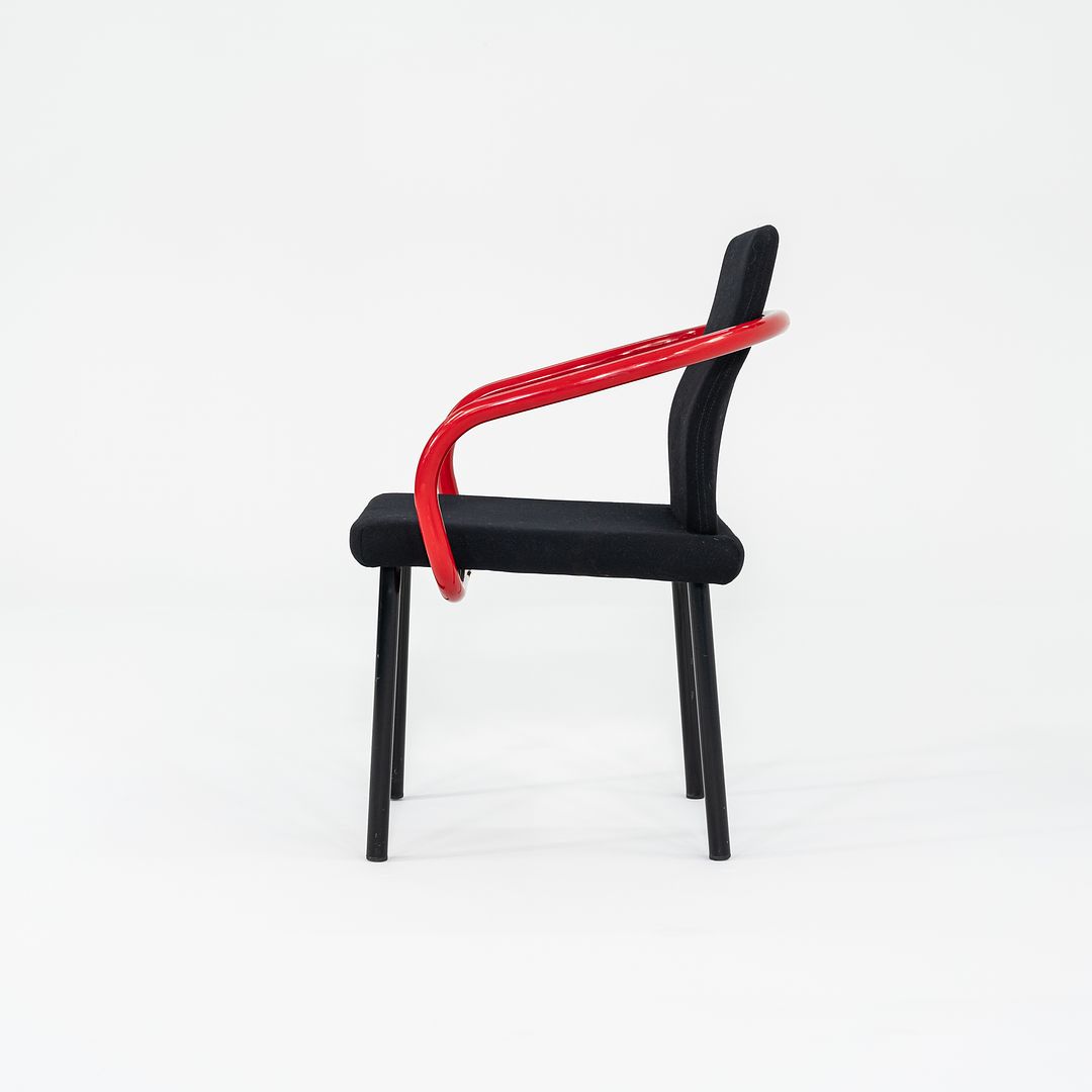 1990s Mandarin Chair by Ettore Sottsass for Knoll with Fabric Upholstery 7x Available