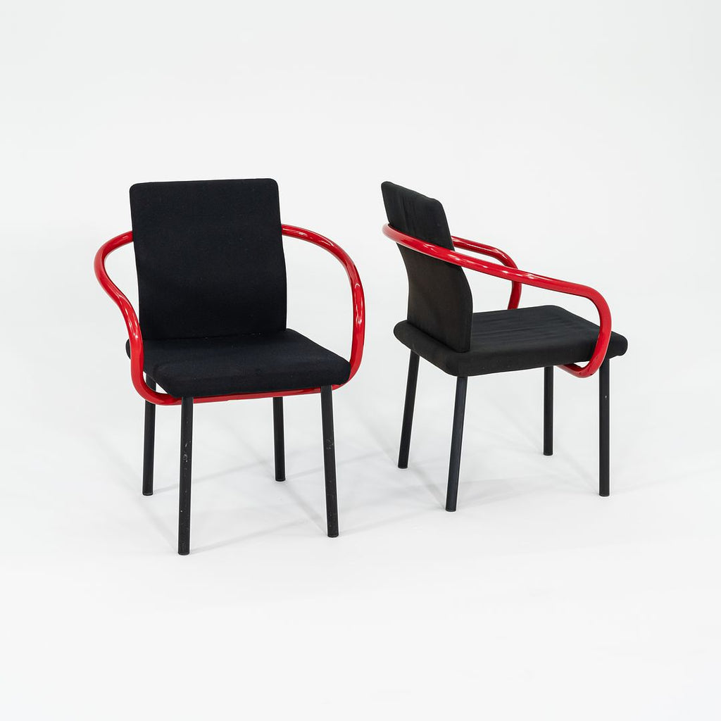 1990s Mandarin Chair by Ettore Sottsass for Knoll with Fabric Upholstery 7x Available