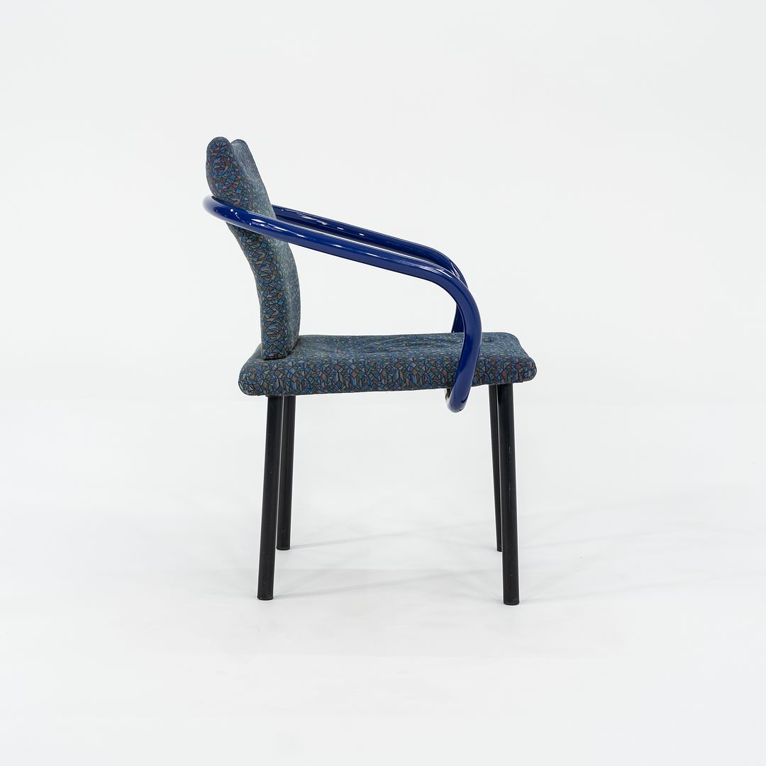 1993 Mandarin Chair by Ettore Sottsass for Knoll Steel, Foam, Padding, Wood, Plastic