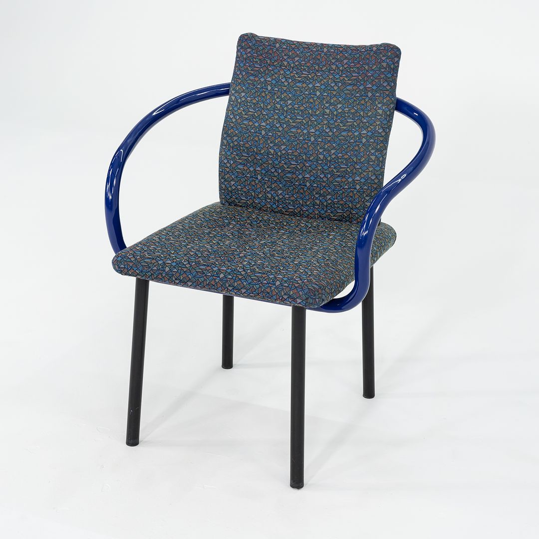 1993 Mandarin Chair by Ettore Sottsass for Knoll Steel, Foam, Padding, Wood, Plastic