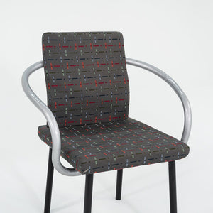 1990s Mandarin Chair by Ettore Sottsass for Knoll Steel, Foam, Padding, Wood, Plastic