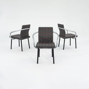 1990s Mandarin Chair by Ettore Sottsass for Knoll Steel, Foam, Padding, Wood, Plastic