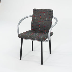 1990s Mandarin Chair by Ettore Sottsass for Knoll Steel, Foam, Padding, Wood, Plastic