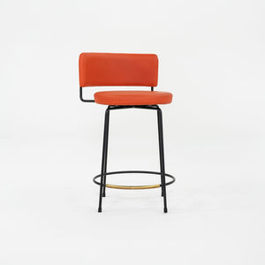 C. 2022 Grazia & Co Diiva Swivel Counter Stool in Orange 7x Available