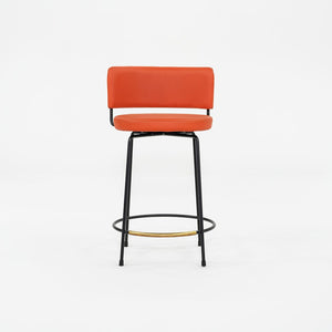 C. 2022 Grazia & Co Diiva Swivel Counter Stool in Orange 7x Available