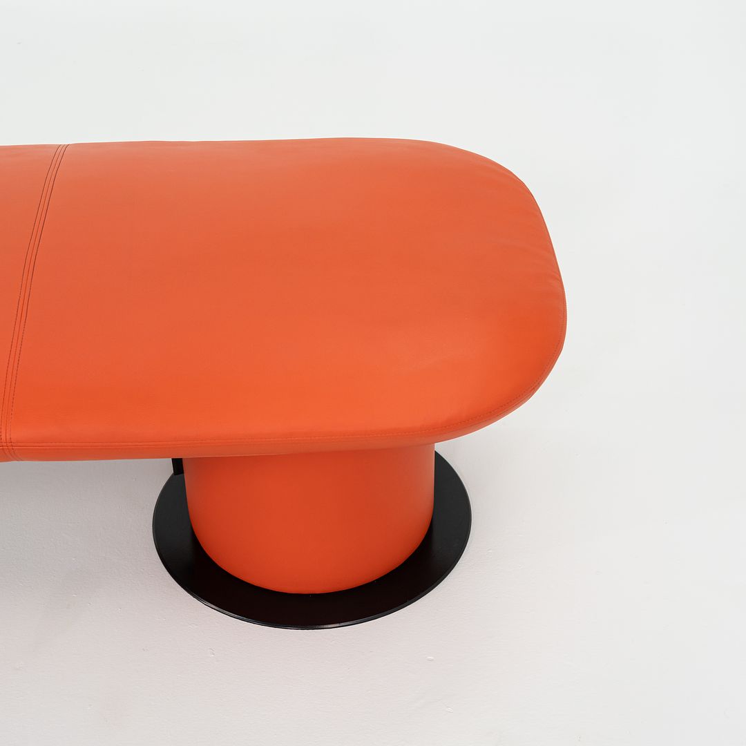 2021 +Halle / Hightower Levels Bench in Orange by Form Us With Love of Sweden 95"