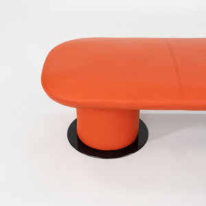 2021 +Halle / Hightower Levels Bench in Orange by Form Us With Love of Sweden 95"