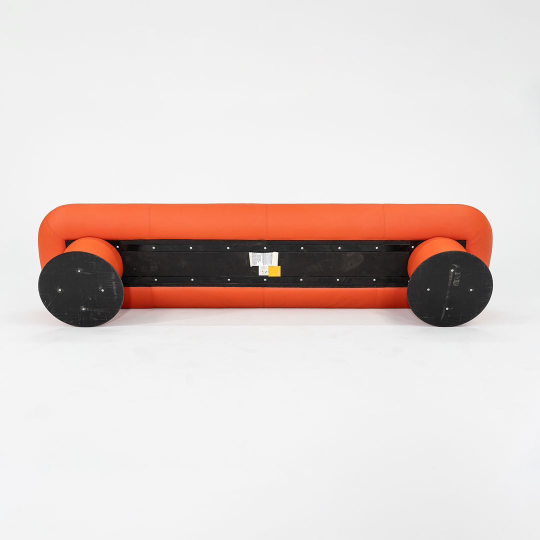 2021 +Halle / Hightower Levels Bench in Orange by Form Us With Love of Sweden 95"