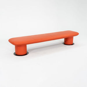 2021 +Halle / Hightower Levels Bench in Orange by Form Us With Love of Sweden 95"