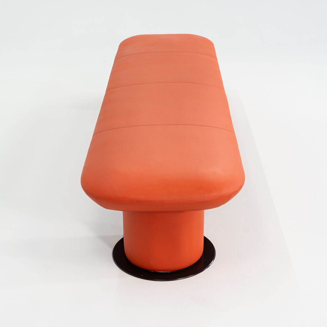 2021 +Halle / Hightower Levels Bench in Orange by Form Us With Love of Sweden 95"