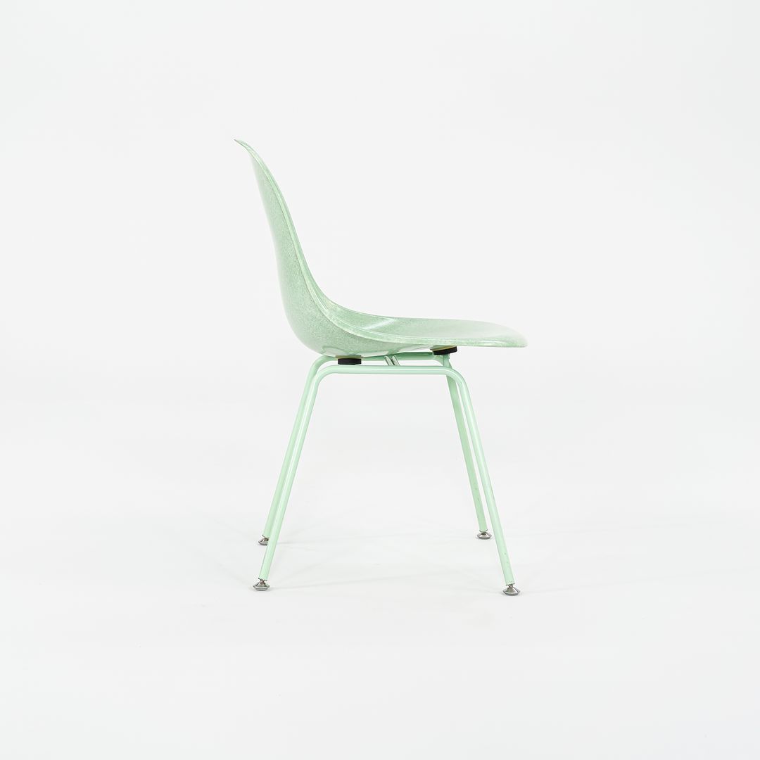 2010s Modernica Eames Fiberglass Side Shell Chairs in Green 7x Available