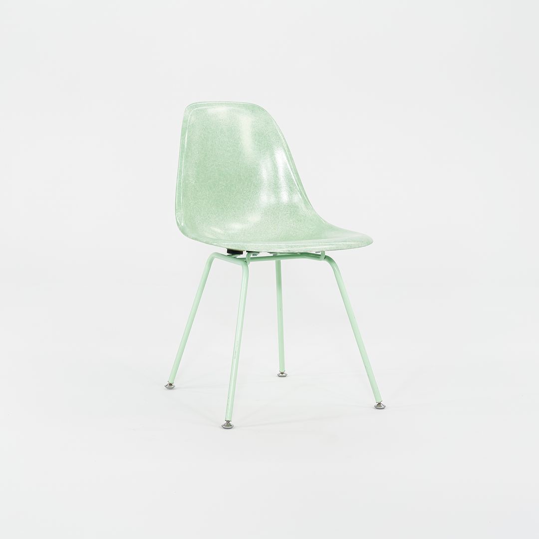 2010s Modernica Eames Fiberglass Side Shell Chairs in Green 7x Available