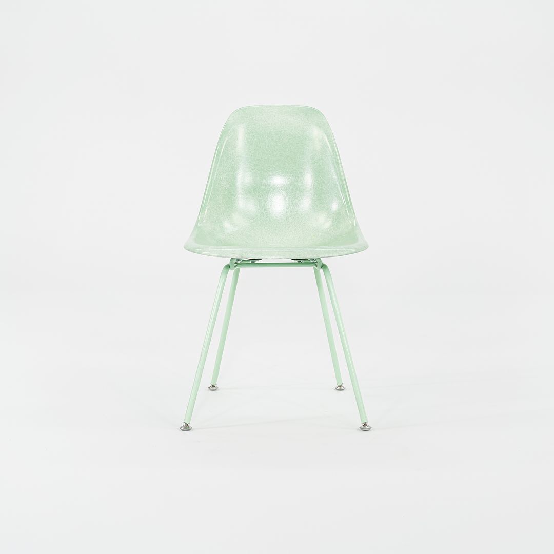 2010s Modernica Eames Fiberglass Side Shell Chairs in Green 7x Available