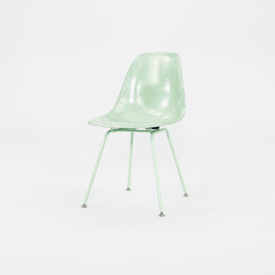 2010s Modernica Eames Fiberglass Side Shell Chairs in Green 7x Available