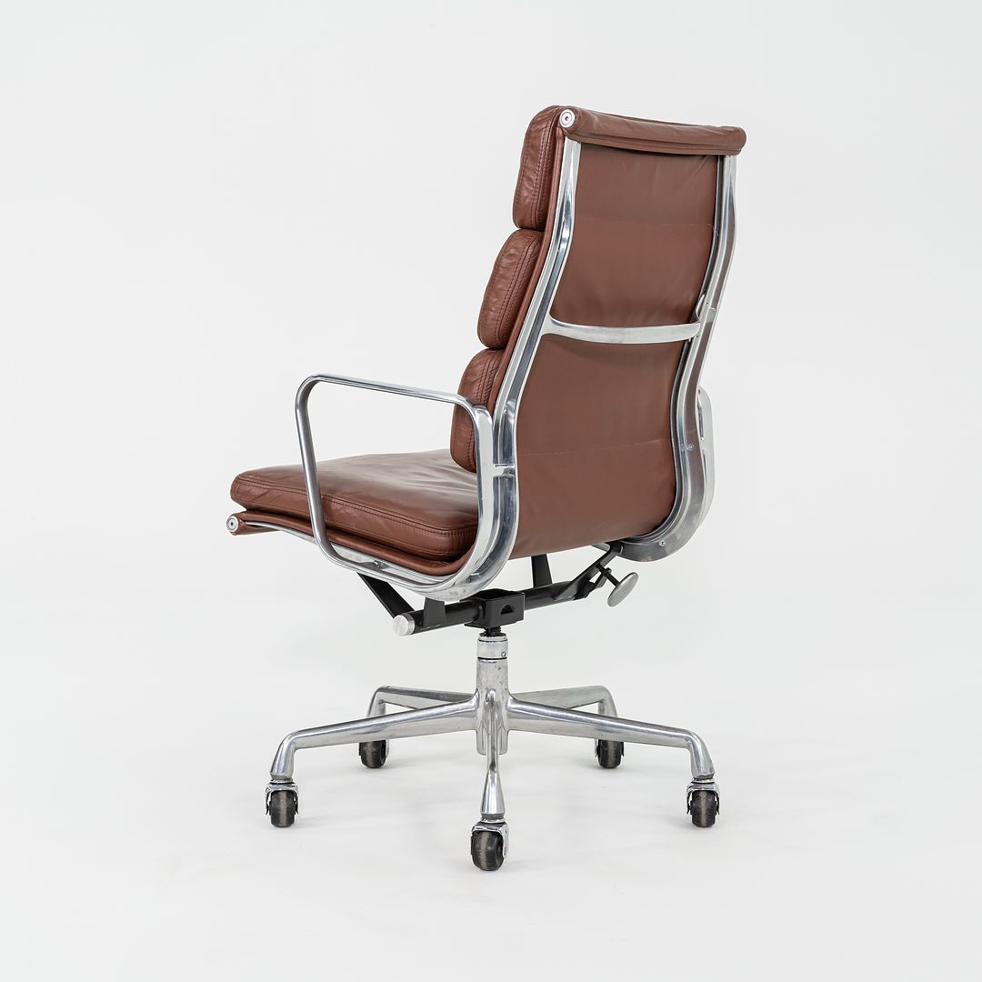 1996 Herman Miller Eames Soft Pad Executive Desk Chair in Brown Leather 2x Available