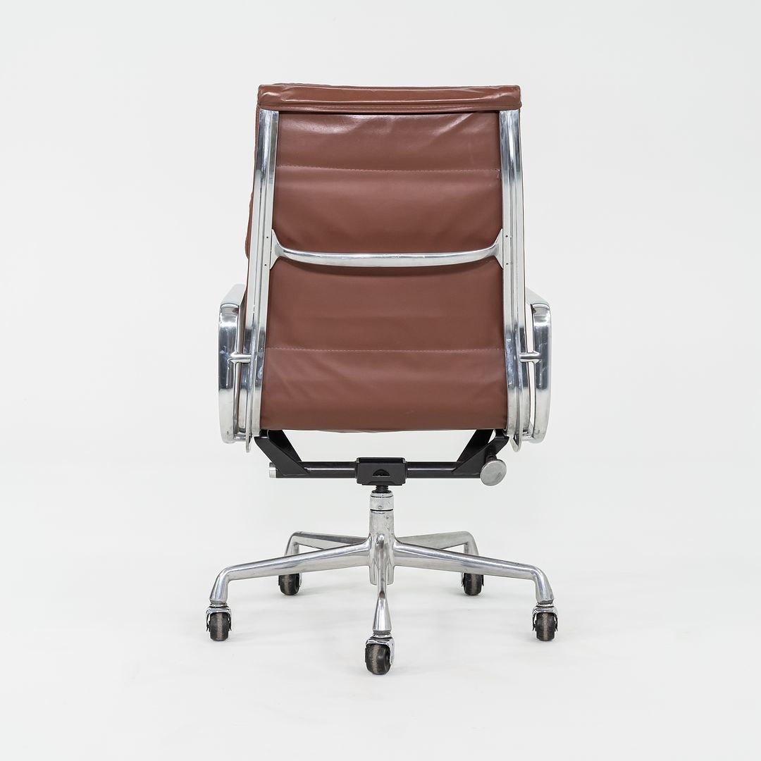 1996 Herman Miller Eames Soft Pad Executive Desk Chair in Brown Leather 2x Available