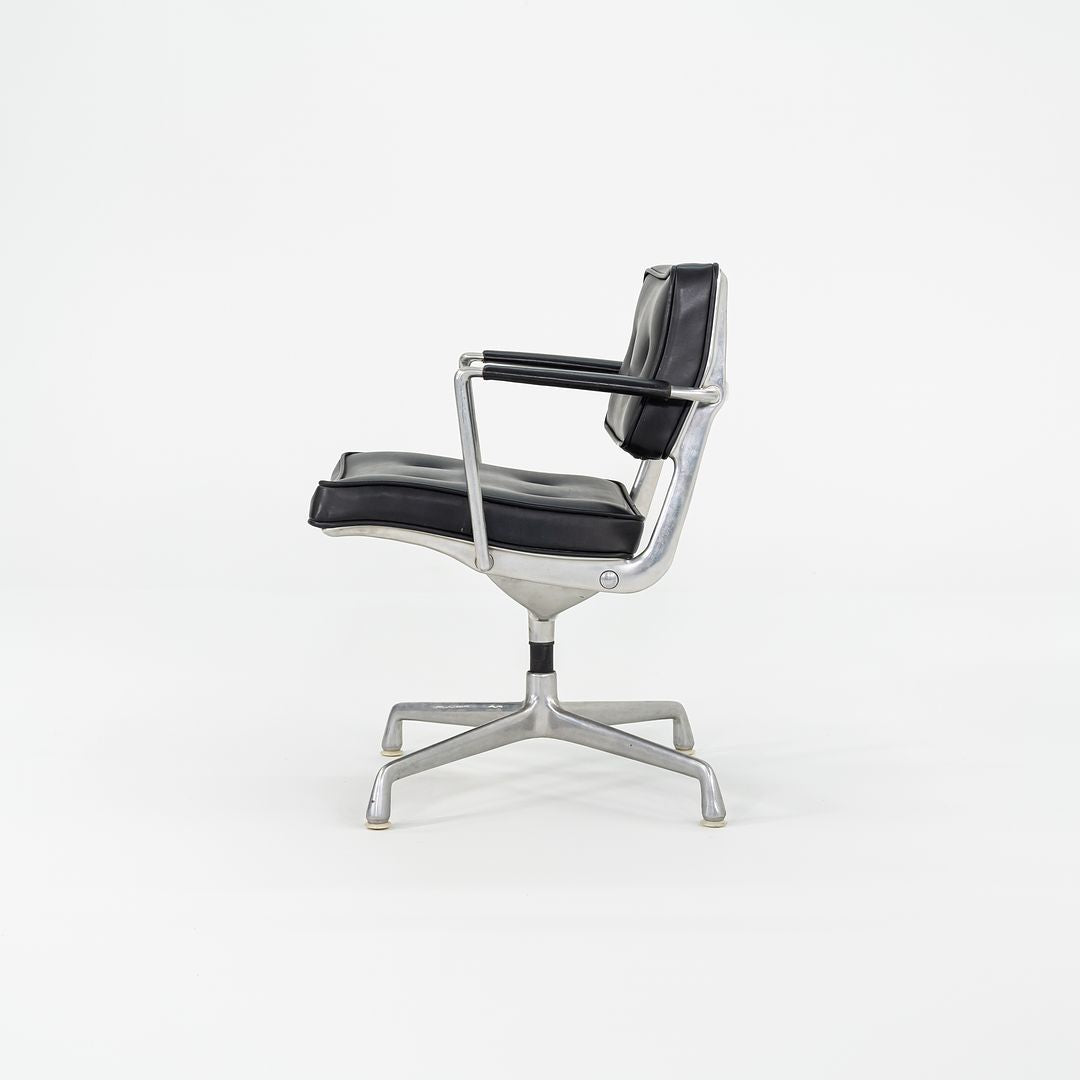 1968 Herman Miller Eames ES102 Intermediate Desk Chair in Black Naugahyde