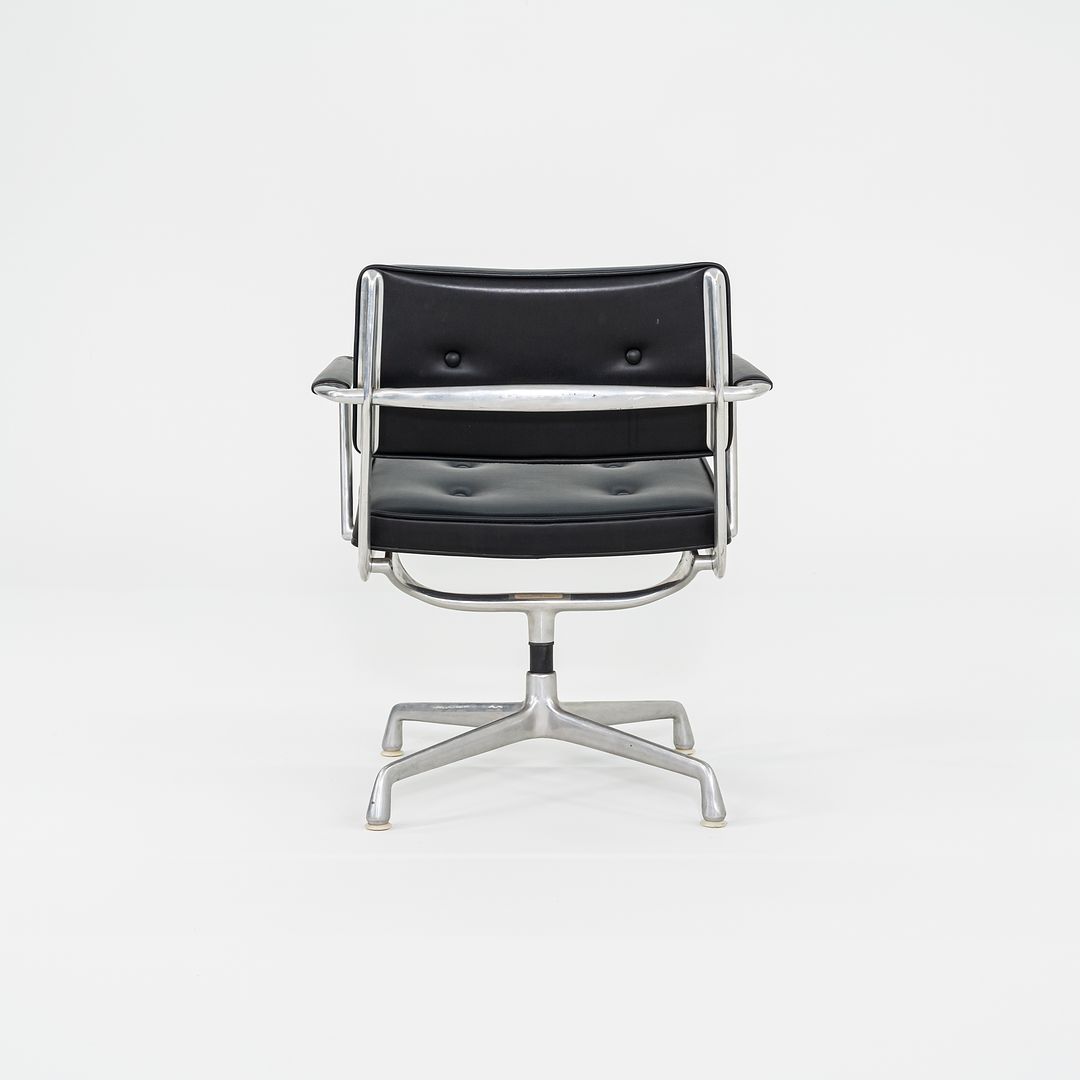 1968 Herman Miller Eames ES102 Intermediate Desk Chair in Black Naugahyde