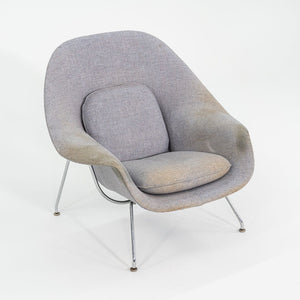 1960s Eero Saarinen for Knoll Womb Lounge Chair and Ottoman for Reupholstery, Model 70L