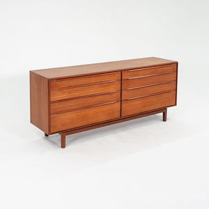 1960s Ib Kofod Larsen for Fredericia Moblefabrik Teak Eight Drawer Dresser / Cabinet