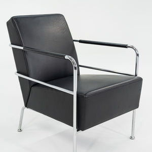 2001 Gunilla Allard for Lammhults Lounge Chair in Black Leather