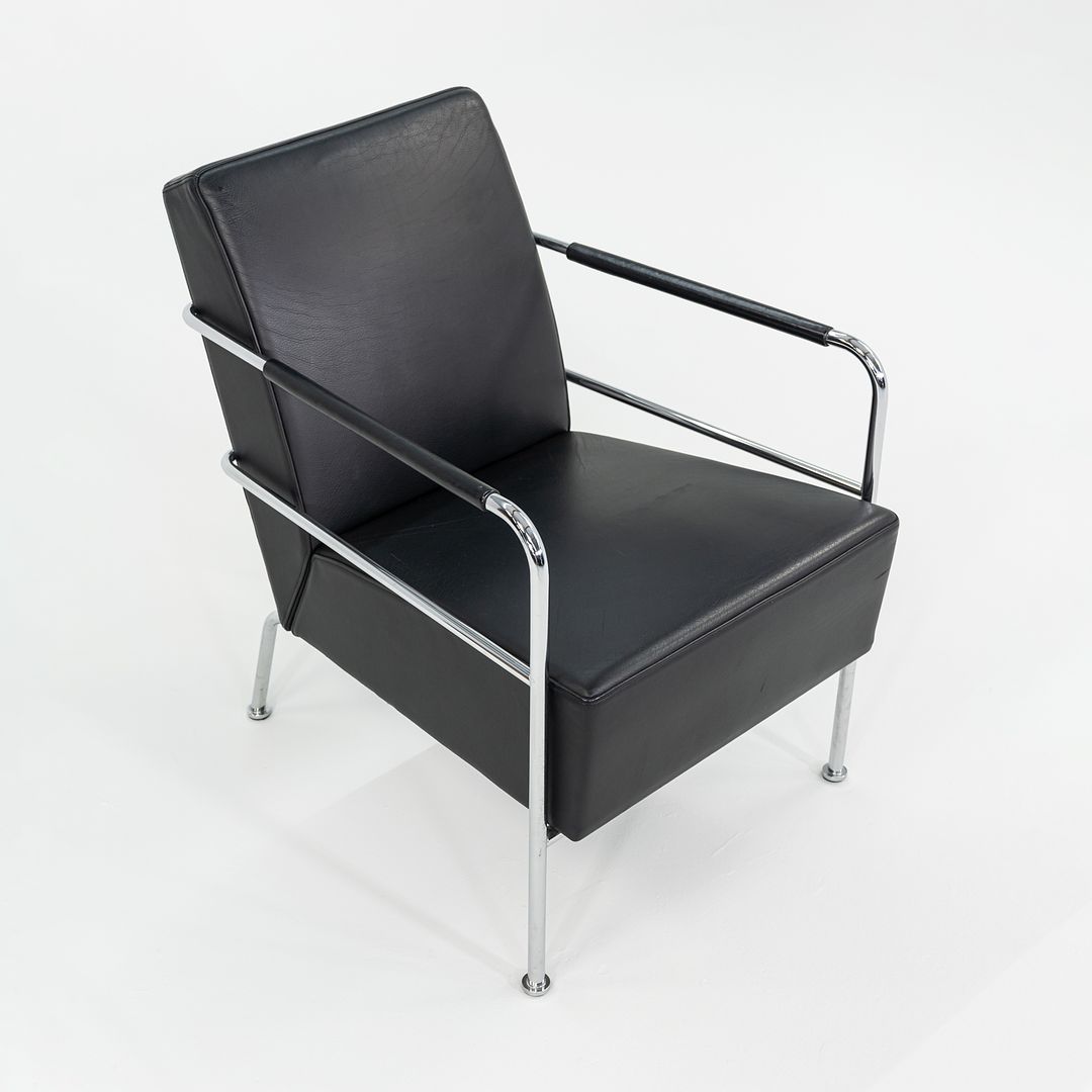 2001 Gunilla Allard for Lammhults Lounge Chair in Black Leather