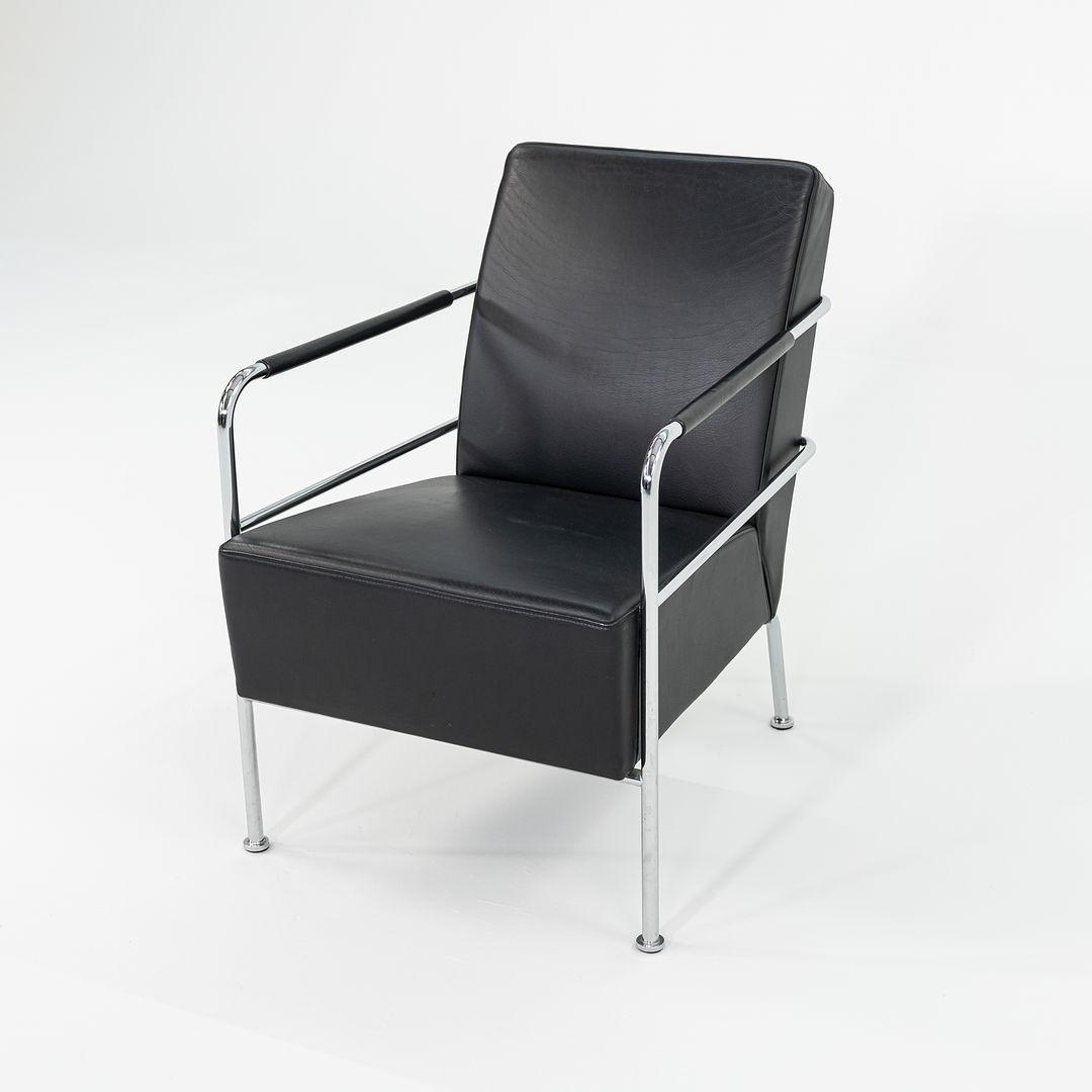 2001 Gunilla Allard for Lammhults Lounge Chair in Black Leather