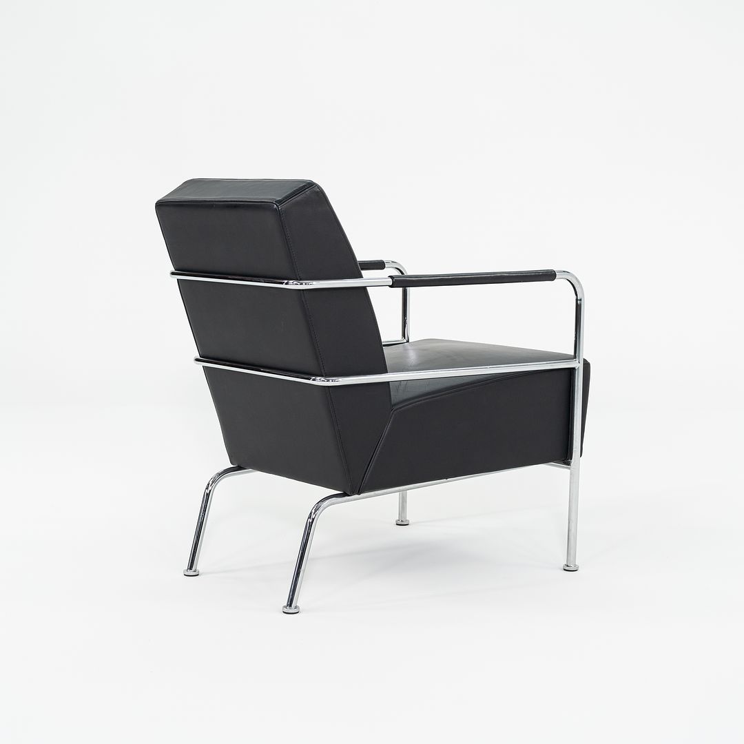 2001 Gunilla Allard for Lammhults Lounge Chair in Black Leather