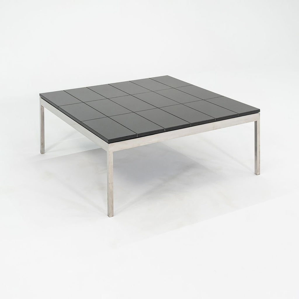 1974 Davis Allen and Gordon Bunshaft of SOM Coffee Table in Granite and Steel from Sears Tower 4x Available