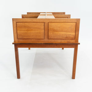 1990 Thomas Moser Library Desk in Solid Cherry Hardwood 72x48 in 2x Available