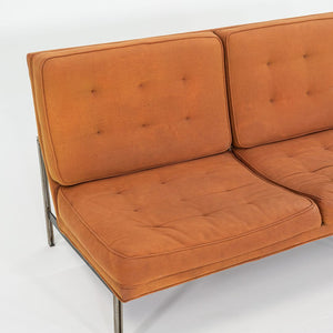 1950s Florence Knoll Parallel Bar System Three Seat Sofa for Reupholstery