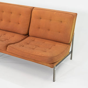 1950s Florence Knoll Parallel Bar System Three Seat Sofa for Reupholstery