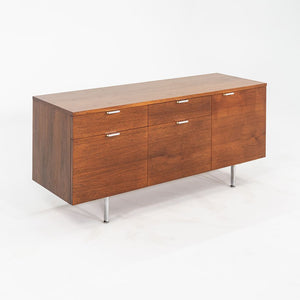 C. 1961 George Nelson for Herman Miller 55 inch Walnut Credenza Cabinet