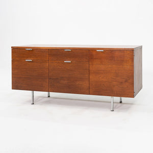 C. 1961 George Nelson for Herman Miller 55 inch Walnut Credenza Cabinet