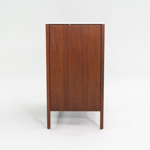 1960s Florence Knoll Four Drawer Walnut Dresser Cabinet with Laminate Top