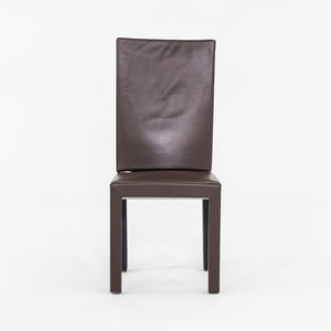 2005 Paolo Piva for B&B ltalia Arcadia High Back Dining Side Chair in Brown Leather 12+ Available